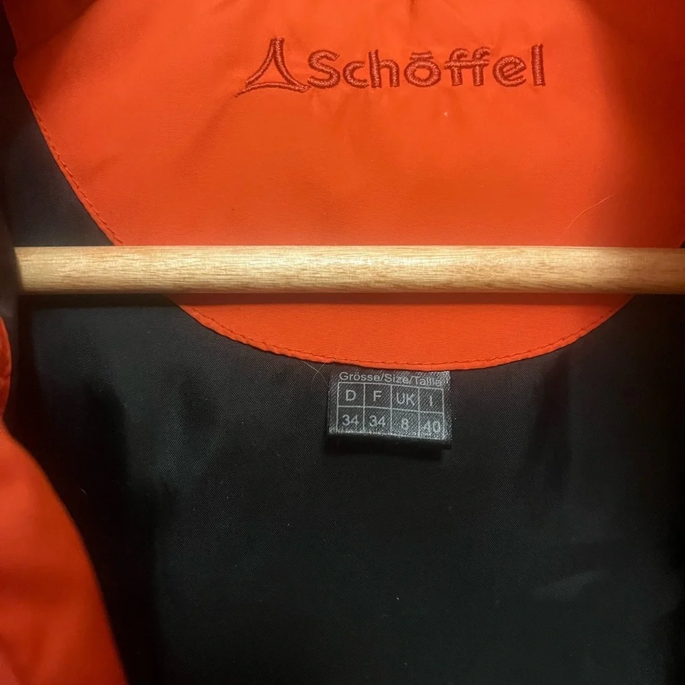 Schoffel Women's Orange Puffer Vest Ski Gilet - Picture 2 of 4